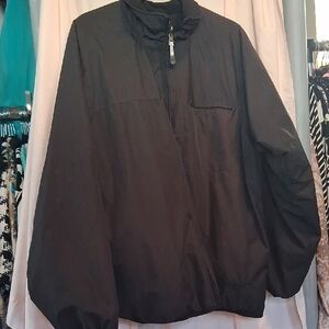 Black Windbreaker Jacket